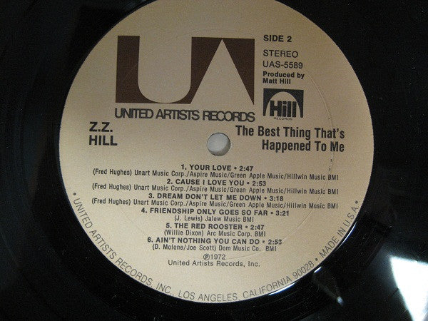 Z. Z. Hill* : The Best Thing That's Happened To Me (LP, Album, Res)