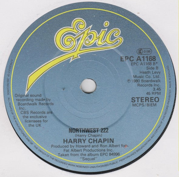 Harry Chapin : Remember When The Music (7", Single)