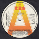 Dave Mason : Will You Still Love Me Tomorrow (7", Single, Promo)