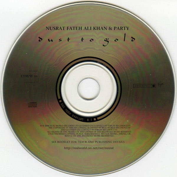 Nusrat Fateh Ali Khan & Party : Dust To Gold (CD, Album)