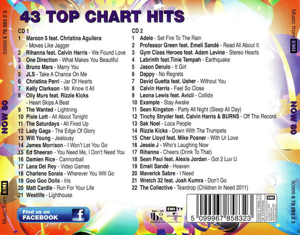 Various : Now That's What I Call Music! 80 (2xCD, Comp)