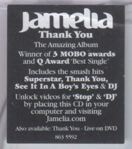 Jamelia : Thank You (CD, Album)