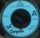 Reg Laws : Rebel (7", Blu)