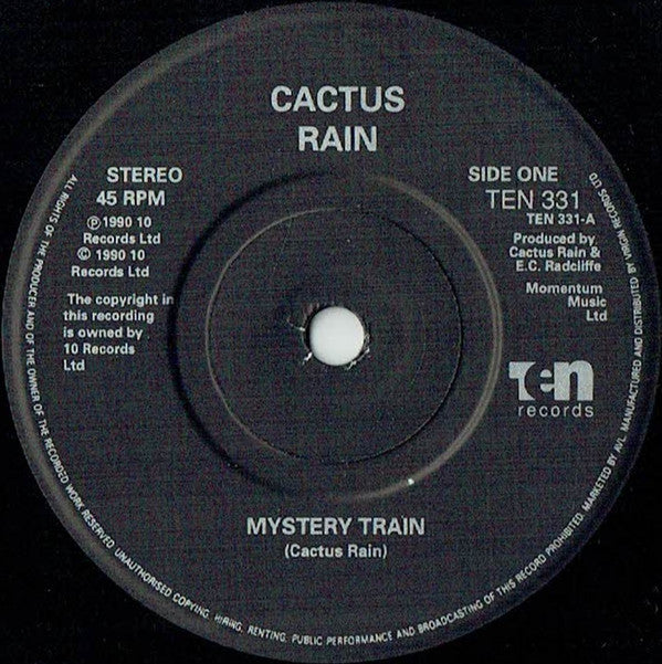 Cactus Rain : Mystery Train (7", Single)