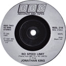 Jonathan King : I'll Slap Your Face / No Speed Limit (7", Single, RE)