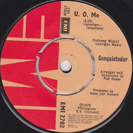 Conquistador : Argentina (7", Single)