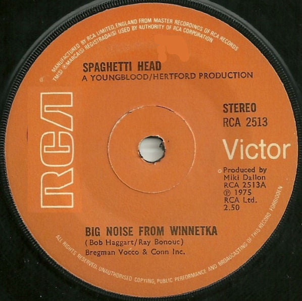 Spaghetti Head : Big Noise From Winnetka (7", Single)