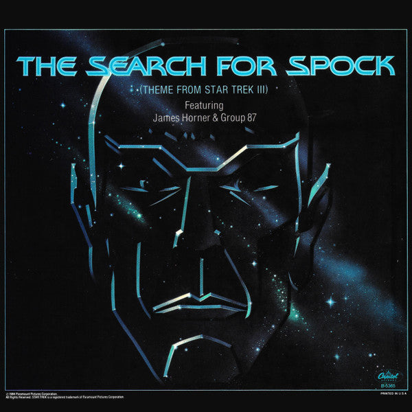 James Horner, Group 87 : The Search For Spock (Theme From "Star Trek III") (7", Single)