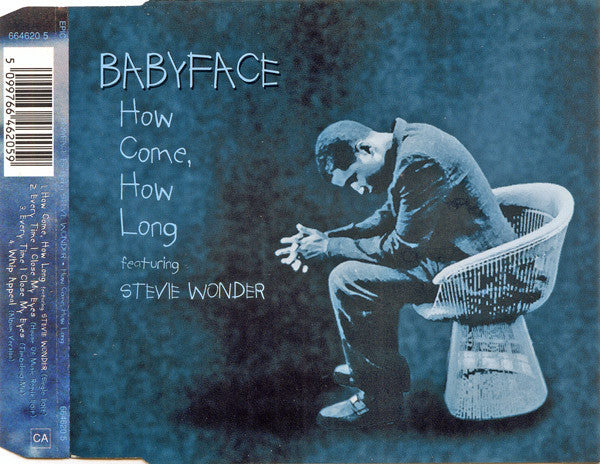 Babyface Featuring Stevie Wonder : How Come, How Long (CD, Single)