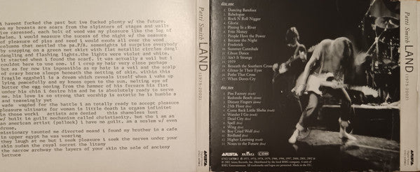 Patti Smith : Land (1975-2002) (2xCD, Comp)