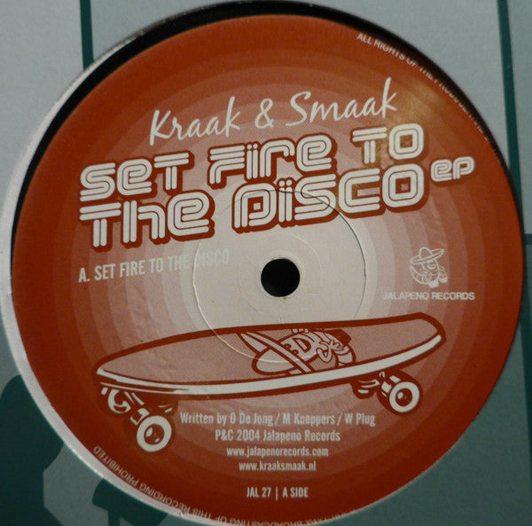 Kraak & Smaak : Set Fire To The Disco EP (12", EP)