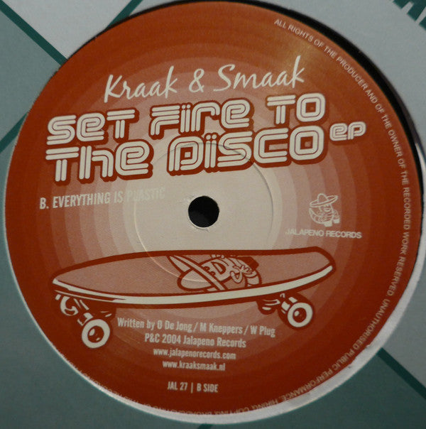 Kraak & Smaak : Set Fire To The Disco EP (12", EP)