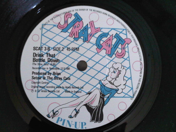 Stray Cats : Stray Cat Strut (7", Single, Pap)