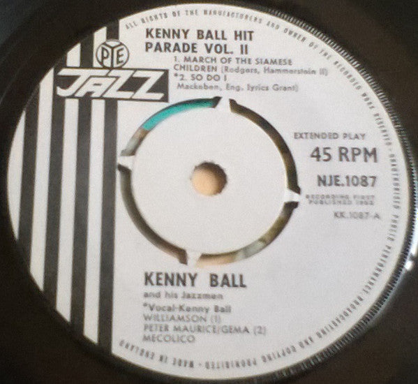 Kenny Ball : Hit Parade Volume Two (7", EP)