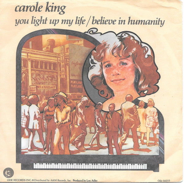 Carole King : You Light Up My Life (7")