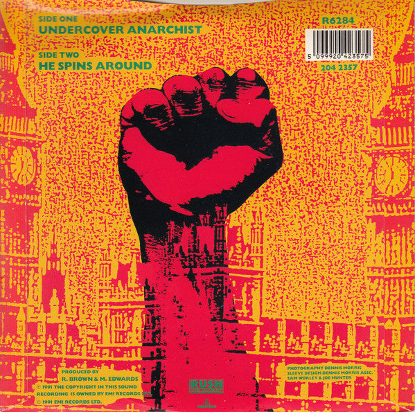Silver Bullet : Undercover Anarchist (7", Single)