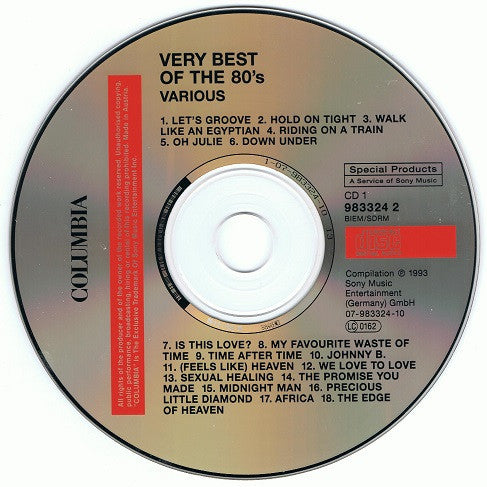 Various : Very Best Of The 80's (2xCD, Comp)