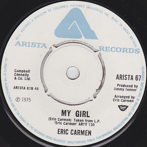 Eric Carmen : Sunrise (7", Single)