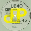 UB40 : Red Red Wine (7", Single, Pap)