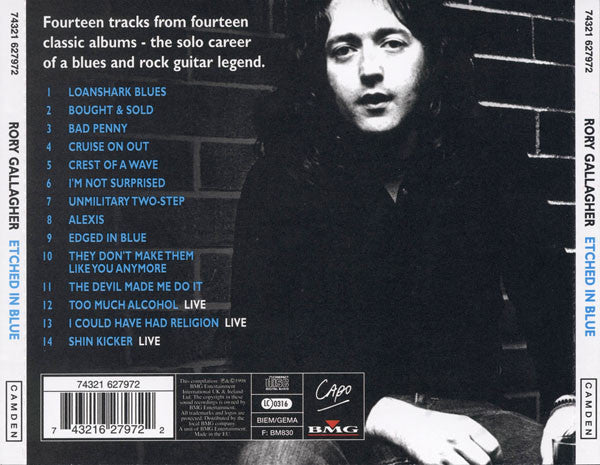 Rory Gallagher : Etched In Blue (CD, Comp)