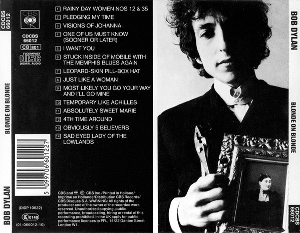 Bob Dylan : Blonde On Blonde (CD, Album, RE)