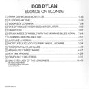 Bob Dylan : Blonde On Blonde (CD, Album, RE)