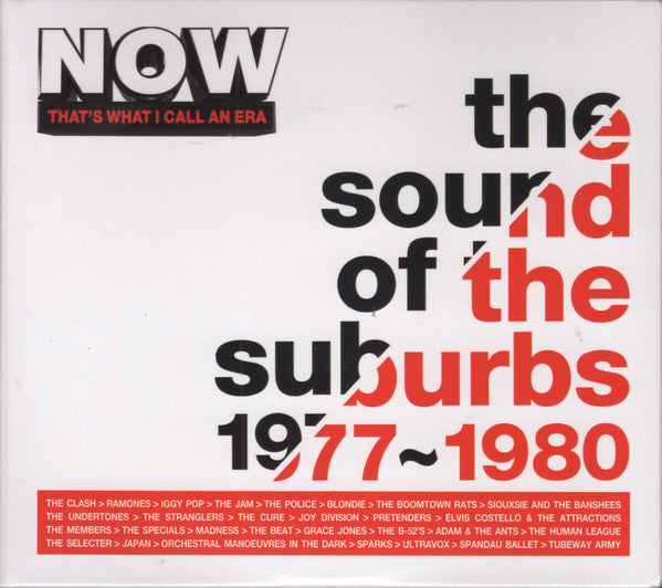 Various : Now That's What I Call An Era The Sound Of The Suburbs 1977~1980 (4xCD, Comp, Dig)