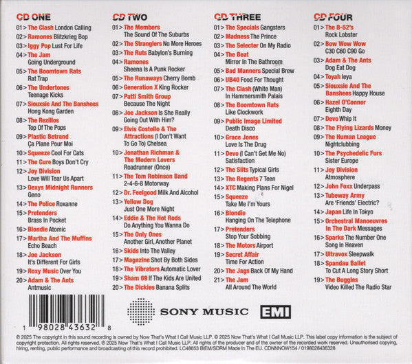 Various : Now That's What I Call An Era The Sound Of The Suburbs 1977~1980 (4xCD, Comp, Dig)