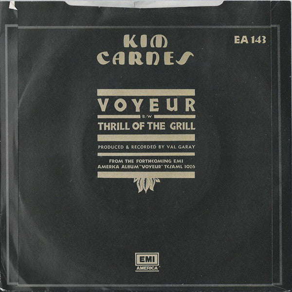 Kim Carnes : Voyeur (7", Single)