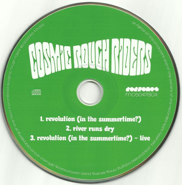 Cosmic Rough Riders : Revolution (In The Summertime?) (CD, Single)