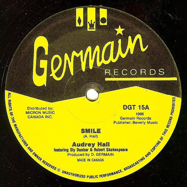 Audrey Hall : Smile (12")