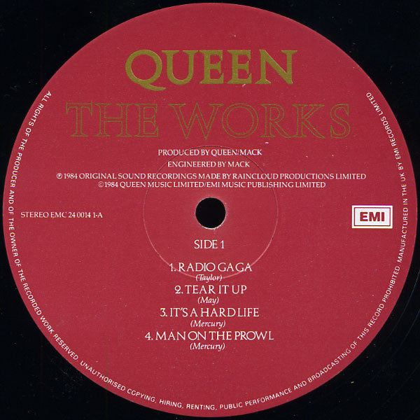 Queen : The Works (LP, Album, Squ)