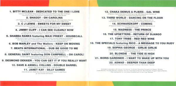 Various : 100% Reggae 2 (CD, Comp)