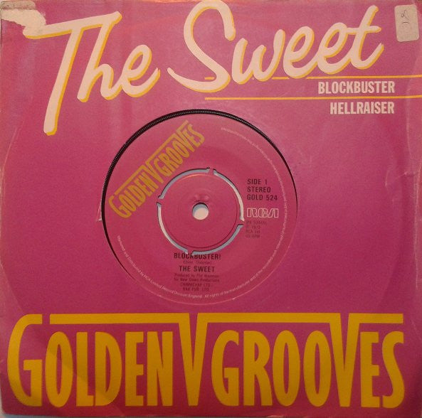 The Sweet : Blockbuster / Hellraiser (7", Single, RE)