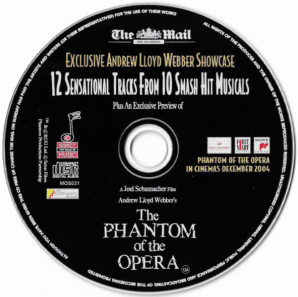 Various : Exclusive Andrew Lloyd Webber Showcase (CD, Comp, Enh, Promo)