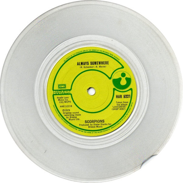 Scorpions : Can't Live Without You (7", Single, Tra)
