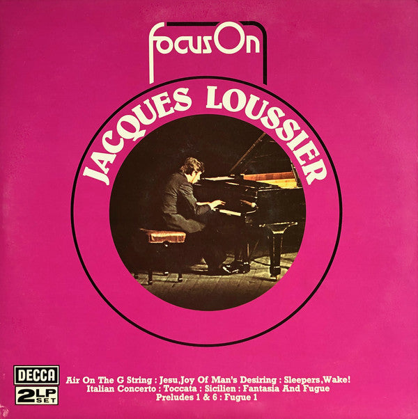 Jacques Loussier : Focus On Jacques Loussier (2xLP, Comp, Gat)