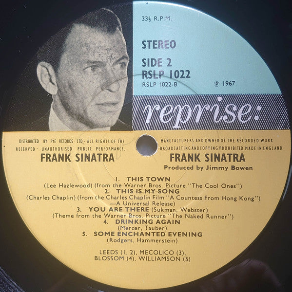 Frank Sinatra : The World We Knew (LP, Album)