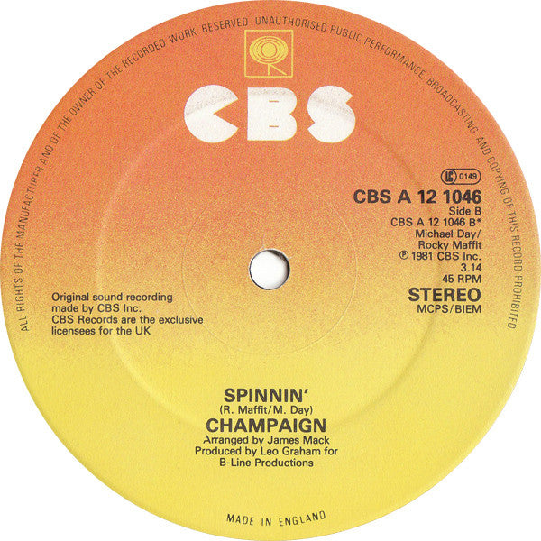 Champaign : How 'Bout Us (12", Single)