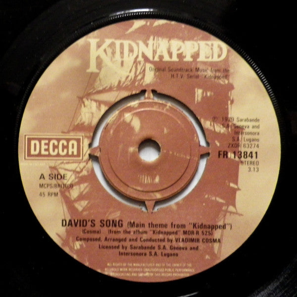 Vladimir Cosma : Kidnapped (7", Single)