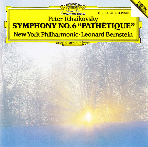 Pyotr Ilyich Tchaikovsky, New York Philharmonic • Leonard Bernstein : Symphony No.6 "Pathétique" (CD, Album)