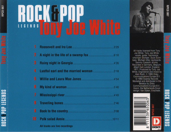 Tony Joe White : Rock & Pop Legends (CD, Album, RE)
