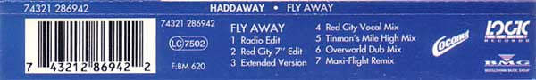 Haddaway : Fly Away (CD, Maxi)