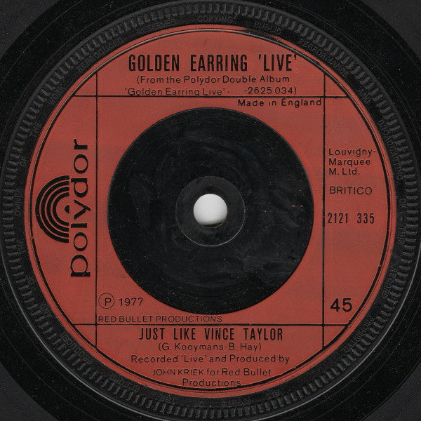 Golden Earring : Radar Love (7", Single)