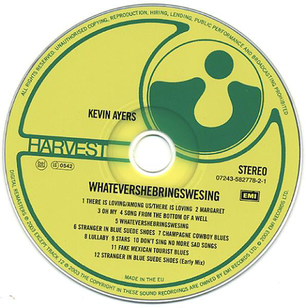 Kevin Ayers : Whatevershebringswesing (CD, Album, RE, RM)