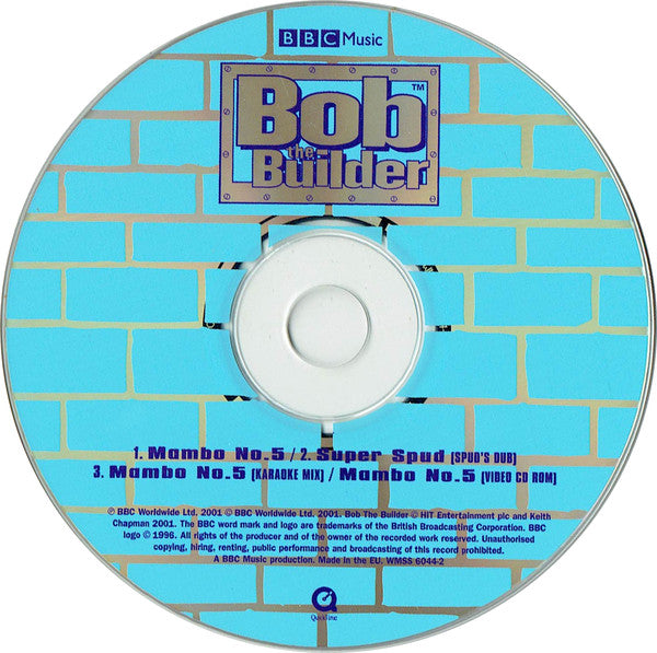 Bob The Builder : Mambo No. 5 (CD, Single, Enh)