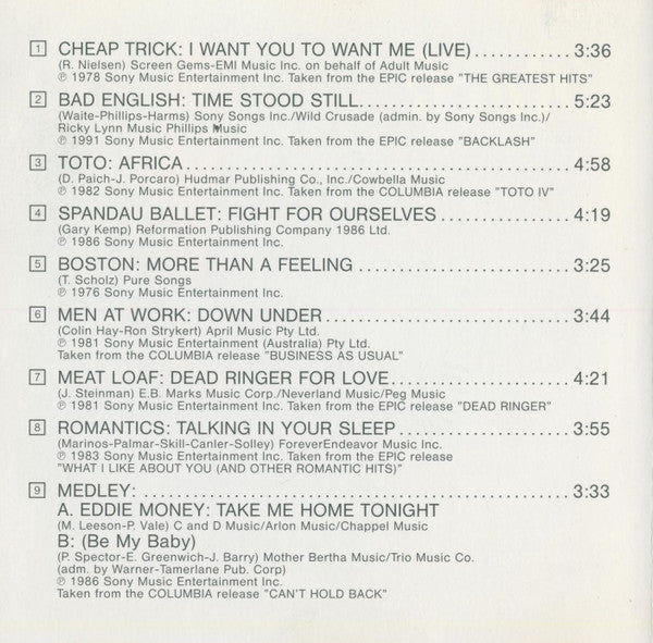 Various : Rock Chartbusters (CD, Comp)
