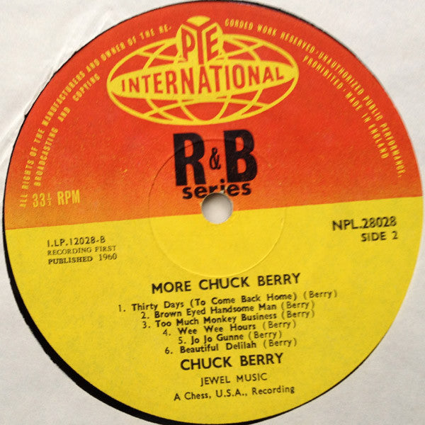 Chuck Berry : More Chuck Berry (LP, Comp, Mono)