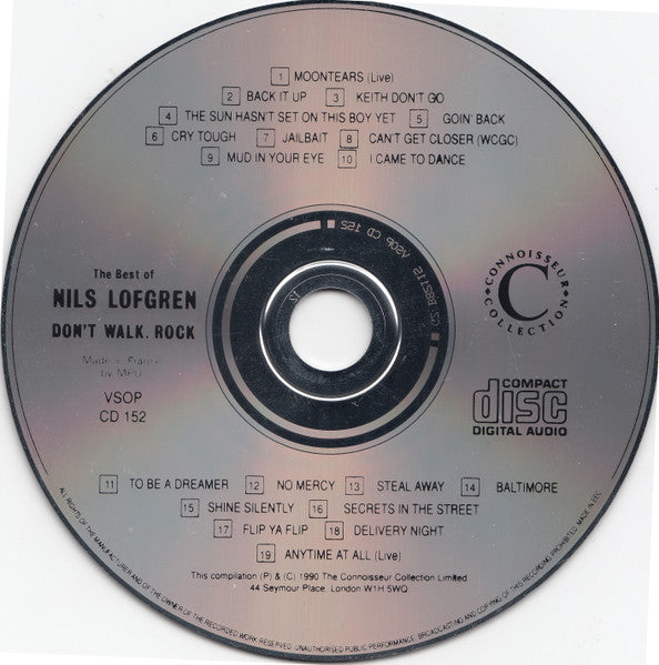 Nils Lofgren : The Best Of Nils Lofgren · Don't Walk. Rock (CD, Comp)