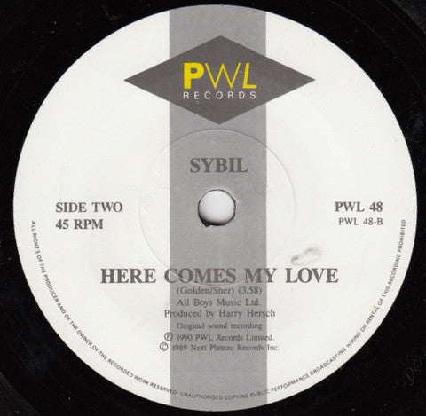 Sybil : Walk On By (7", Single, Pap)